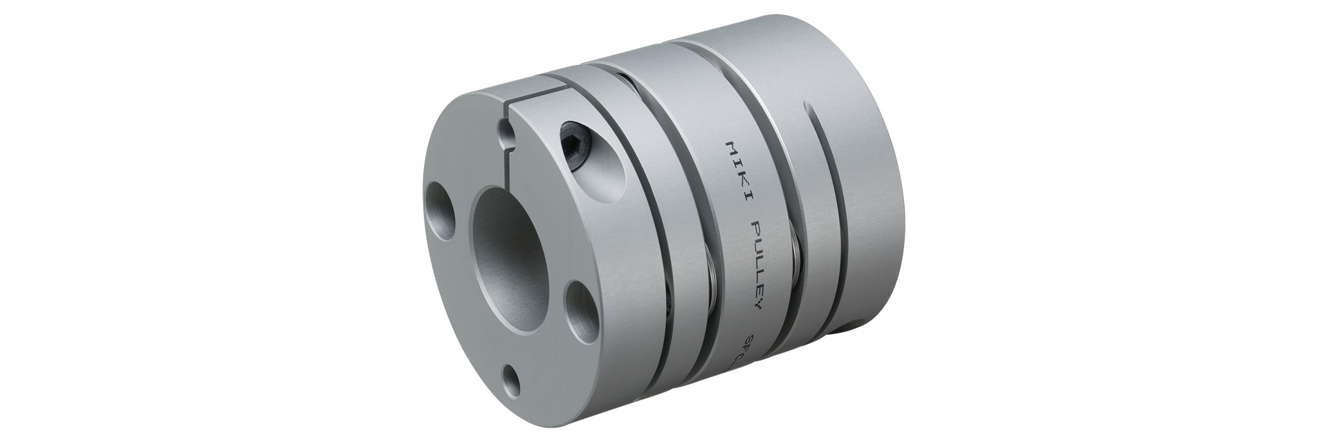 三木プーリのサーボフレックスSFCモデル SFC-DA2タイプ 金属板ばねカップリング製品画像（高精度トルク伝達・サーボ用途軸継手・産業用カップリング）