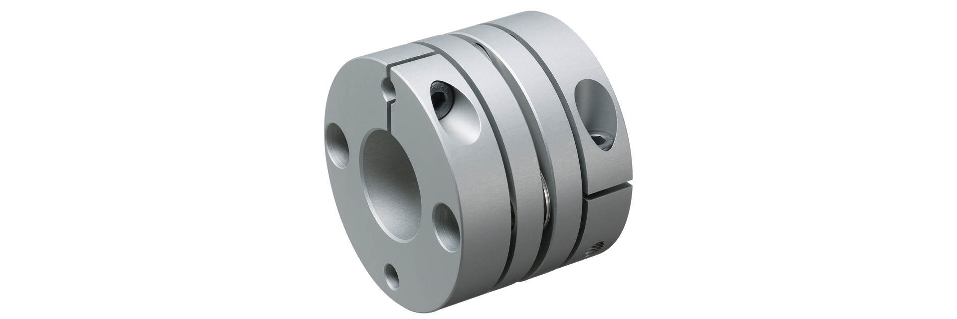 三木プーリのサーボフレックスSFCモデル SFC-SA2タイプ 金属板ばねカップリング製品画像（サーボモータ用高精度軸継手・高剛性トルク伝達）