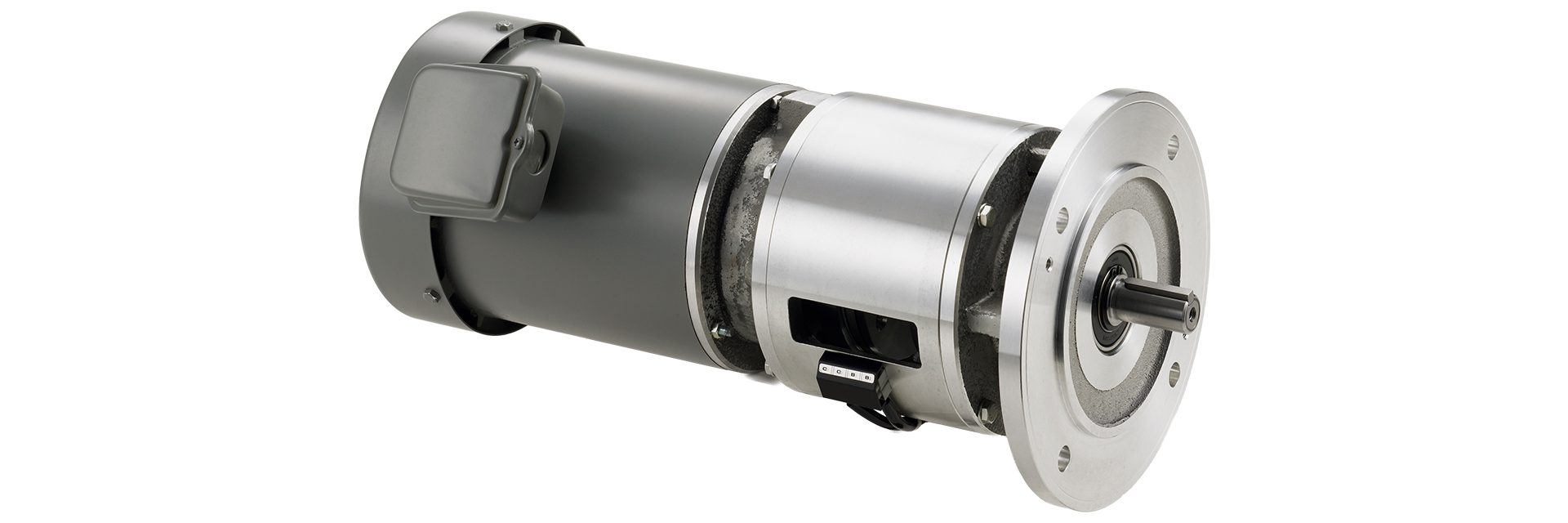 三木プーリの126-□-4Fタイプ 励磁作動形クラッチ・ブレーキユニット付きモータ製品画像（高応答クラッチブレーキモータ・動力伝達制御・産業用）