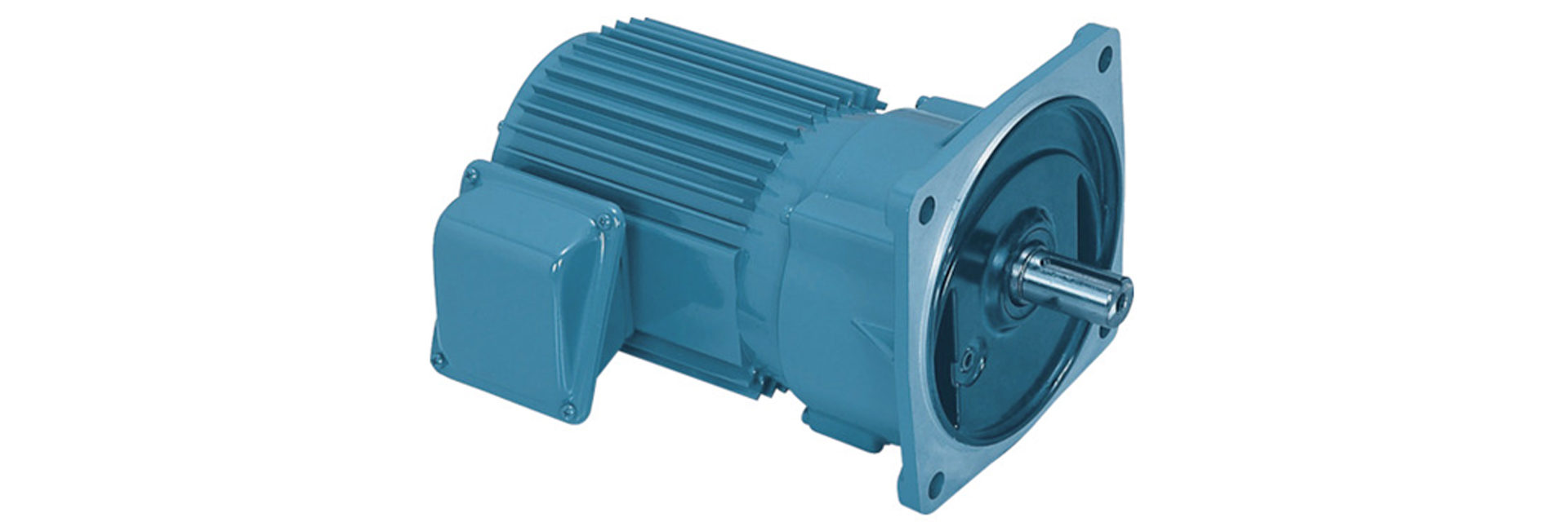 三木プーリのTMF2タイプ 中実軸ギヤードモータ製品画像（高剛性構造・安定トルク伝達・産業用駆動機器）