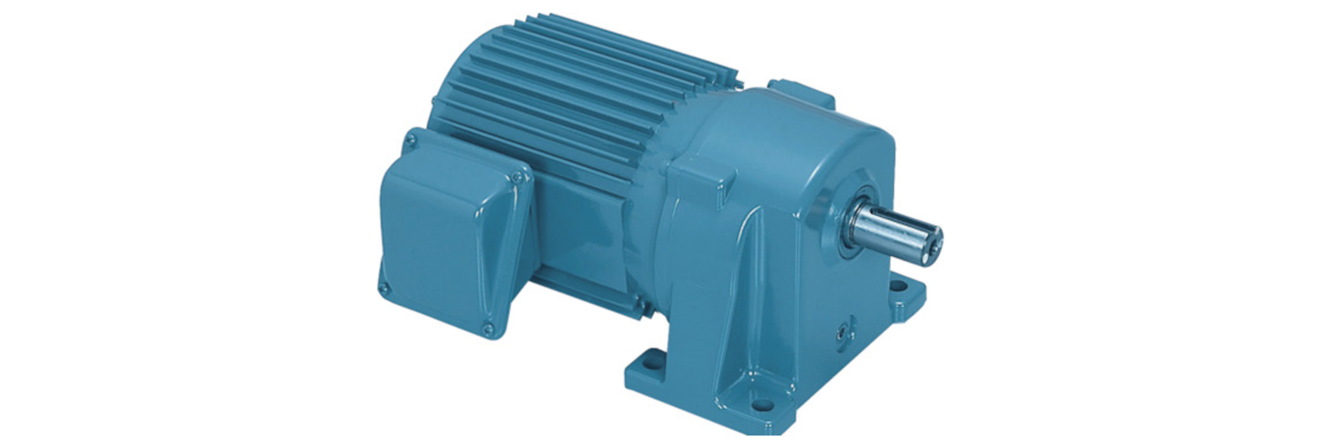 三木プーリのTML2タイプ 中実軸ギヤードモータ製品画像（高効率減速・コンパクト設計・産業用駆動）