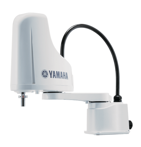 三木プーリの採用関連企業製品イメージ ヤマハ発動機の小型スカラロボット（高速・高精度な組立作業に対応する水平多関節ロボット）