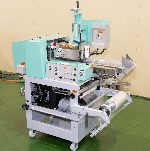 三木プーリの採用関連企業製品イメージ 日本ポリスターの逆ピロー包装機（フィルムで製品を高速包装する横型包装装置）