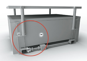 昇降機用ジャッキ 使用装置全体イメージ