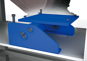 モータ支持台 拡大イメージ