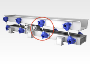 振動コンベア 使用装置全体イメージ