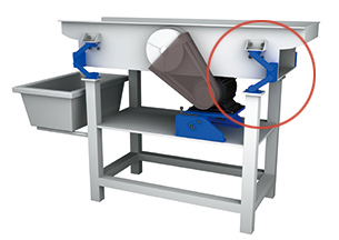 振動スクリーン 使用装置全体イメージ