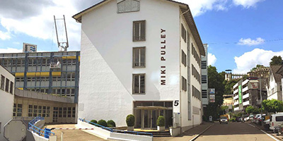 三木プーリヨーロッパの外観（欧州市場における営業および技術サポートを担う海外拠点のオフィス外観