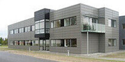 ZERO-MAX A/Sの外観（欧州地域で伝動機器事業を展開するグループ会社の拠点建物外観）