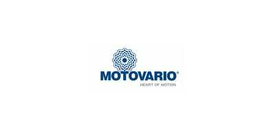 MOTOVARIO S.p.A.のロゴ（減速機・駆動機器分野のグループ会社ブランドを示すロゴデザイン）