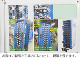 三木プーリの品質向上への取り組み お客様を知る（顧客ニーズを把握し製品品質と技術提案に反映する姿勢を表現したイメージ）
